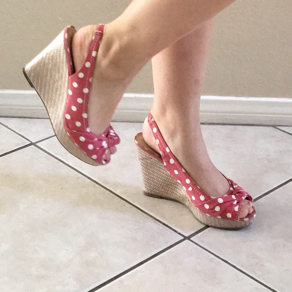 Summer wedge heels